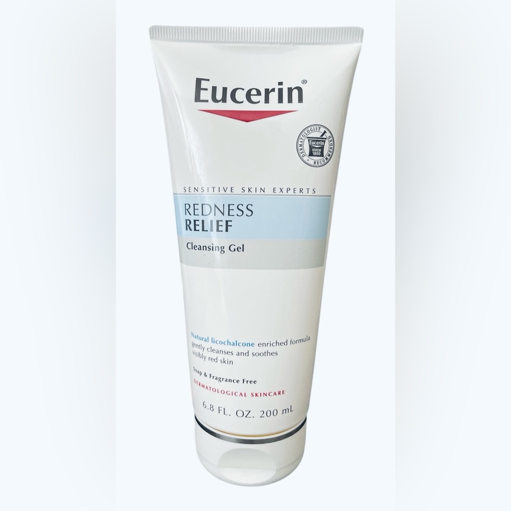 Eucerin Redness Relief Cleansing Gel 6.8 fl oz Fragrance Free Sensitive Skin